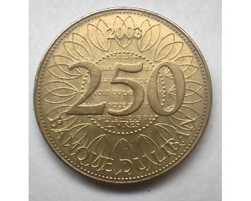 250 ливров 2003 год Ливан