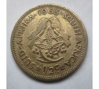 1/2 цента 1963 год ЮАР Йохан Антонисзон ван Рибек