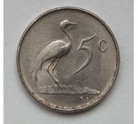 5 центов 1966 год ЮАР Йохан Антонисзон ван Рибек South Africa