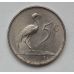5 центов 1966 год ЮАР Йохан Антонисзон ван Рибек South Africa