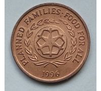 2 сенити 1996 год Тонга