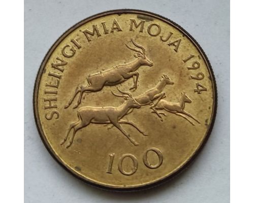 100 шиллингов 1994 год Танзания