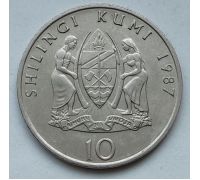 10 шиллингов 1987 год Танзания