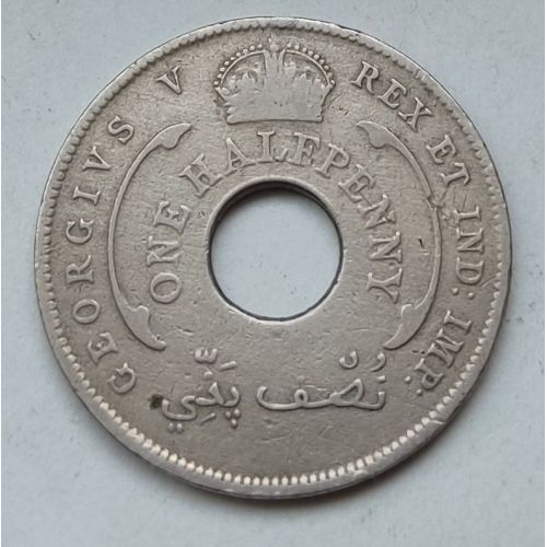1/2 пенни 1920 год Британская Западная Африка