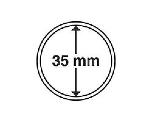 Капсула для монеты 35 мм ETALONPLUS+ (под 5 гривен нейзильбер)