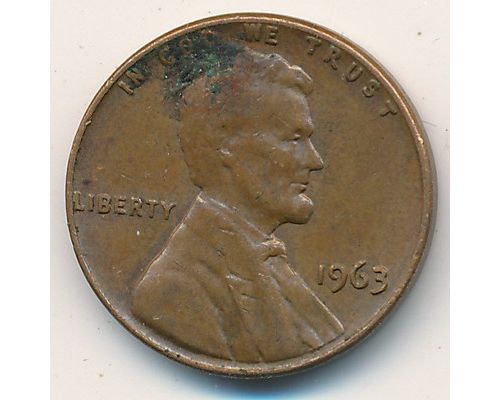 1 цент 1963 год США