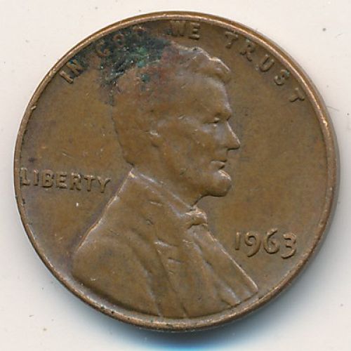 1 цент 1963 год США