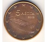 5 евроцентов лепт 2002 год Греция