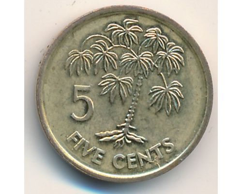 5 центов 2010 год Сейшелы (Сейшельские Острова)