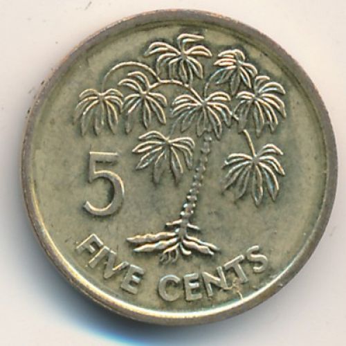 5 центов 2010 год Сейшелы (Сейшельские Острова)