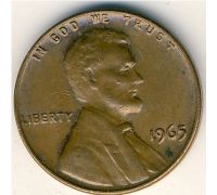 1 цент 1965 год США