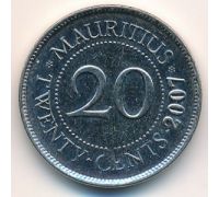 20 центов 2007 год Маврикий Сивусагур Рамгулам