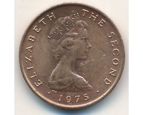 1/2 пенни 1975 год Остров Мэн
