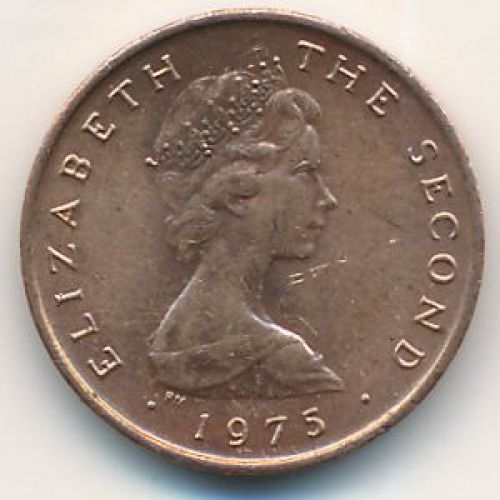 1/2 пенни 1975 год Остров Мэн