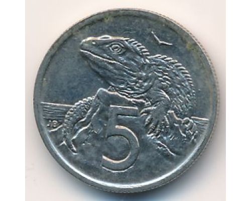 5 центов 2004 год Новая Зеландия