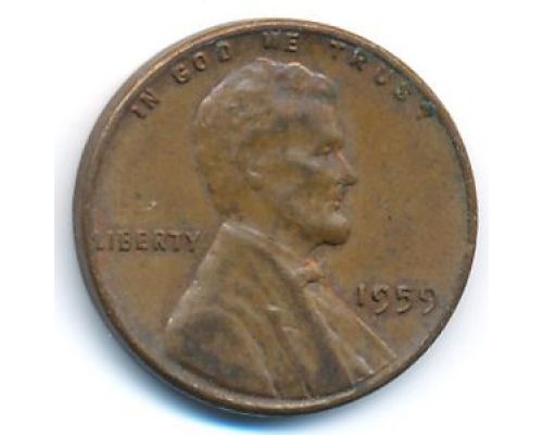 1 цент 1959 года США
