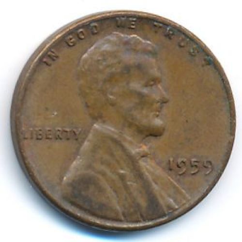 1 цент 1959 года США