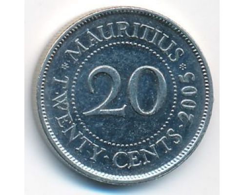 20 центов 2005 год Маврикий Сивусагур Рамгулам