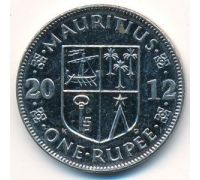1 рупия 2012 год Маврикий Сивусагур Рамгулам