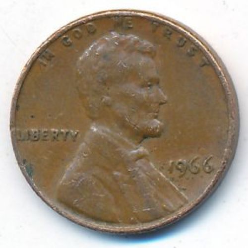 1 цент 1966 год США