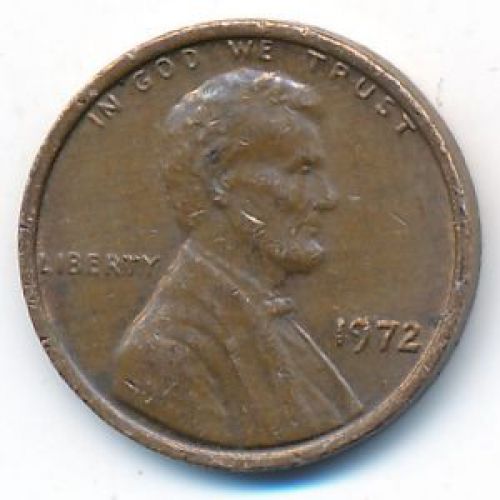 1 цент 1972 год США
