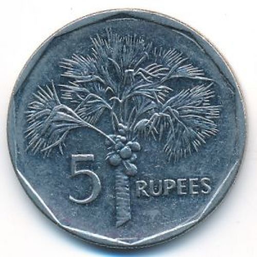 5 рупий 2010 год Сейшелы (Сейшельские Острова)