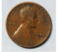 1 цент 1956 год D США Пшеничный цент