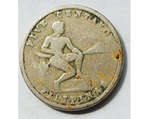 5 сентаво 1931 год Филиппины колония США