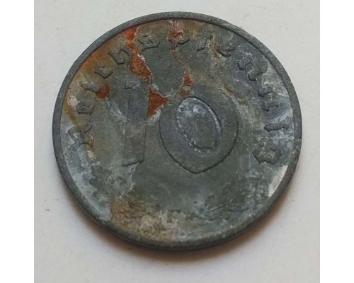 10 рейхспфеннигов 1942 F Германия Третий Рейх