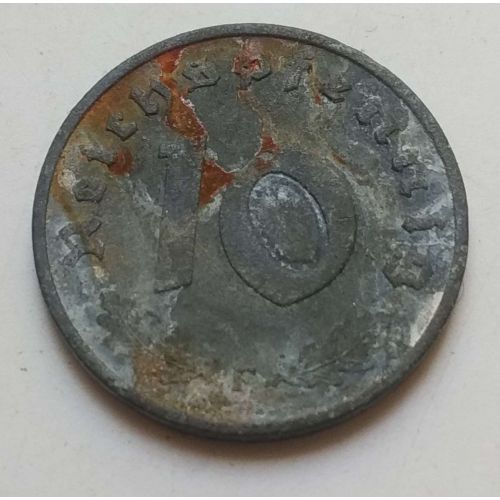 10 рейхспфеннигов 1942 F Германия Третий Рейх