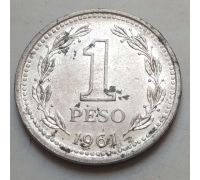 1 песо 1961 год Аргентина