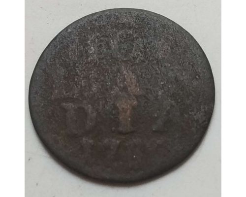 1 дуит 1780 (возможно 66) год Голландия Нидерланды