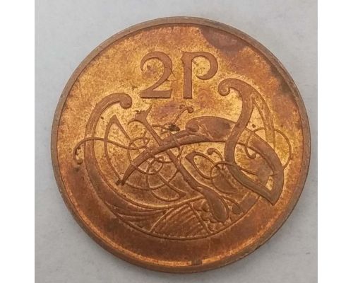 2 пенса 1992 год Ирландия