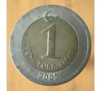 1 лира 2005 год Турция