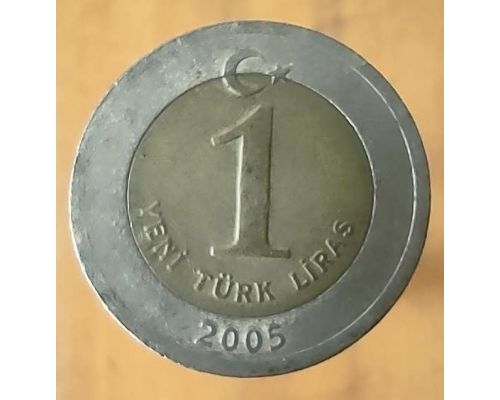 1 лира 2005 год Турция