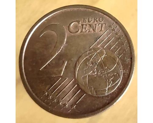 2 евроцента 2008 год Испания