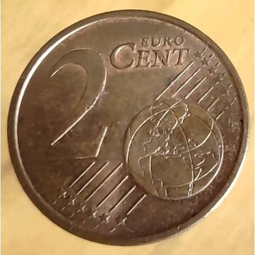 2 евроцента 2008 год Испания
