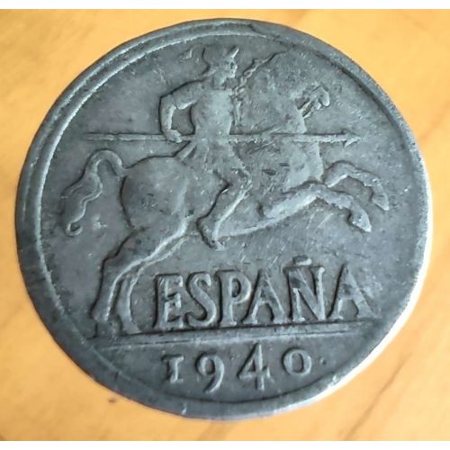 10 сентимо 1940 год Испания