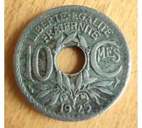 10 сентим 1925 год Франция (сантим)