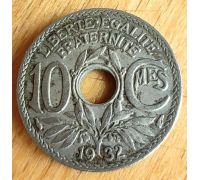 10 сентим 1932 год Франция (сантим)