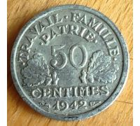 50 сентим 1942 год Франция