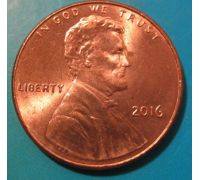 1 цент 2016 год США