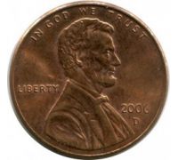 1 цент 2006 год D США