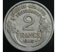 2 франка 1946 год Франция
