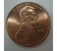 1 цент 2007 год США