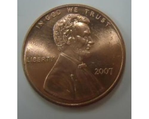 1 цент 2007 год США