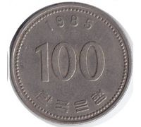 100 вон 1985 год Южная Корея