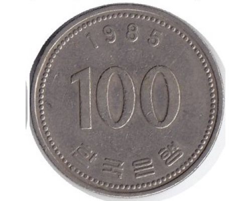 100 вон 1985 год Южная Корея
