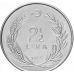 2 1/2 лиры 1965 год Турция