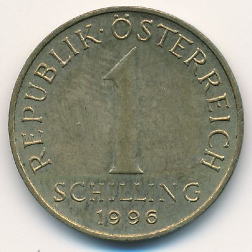 1 шиллинг 1996 год Австрия